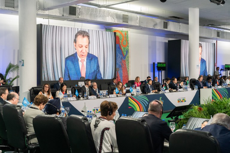 Mudança climática e pobreza são desafios globais, ressalta Haddad em reunião de ministros de finanças do G20