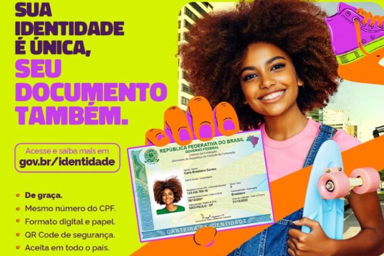 Nova Carteira de Identidade Nacional já está nas mãos de 4 milhões de brasileiros
