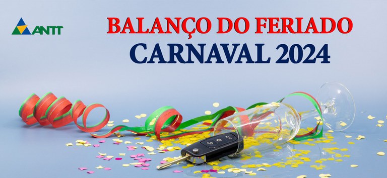 Acidentes e vítimas fatais diminuem no feriado de Carnaval em rodovias fiscalizadas pela ANTT