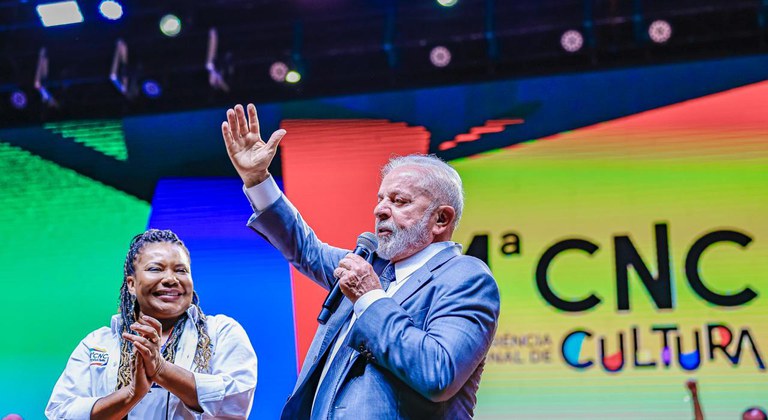 ”Nós defendemos a cultura em todas as suas vertentes“, diz Lula na 4ª Conferência Nacional