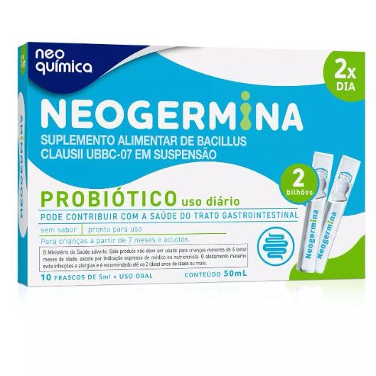 Anvisa suspende lotes do Suplemento Alimentar de Bacillus clausii da marca Neogermina