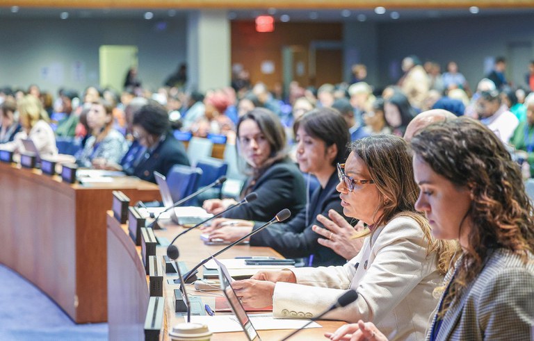 Brasil leva pautas do Grupo de Trabalho Empoderamento de Mulheres do G20 em Conferência da ONU
