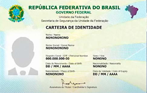 Cinco milhões de brasileiros já possuem a Nova Carteira de Identidade Nacional