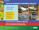 Ministério da Pesca publica edital para o leilão de concessão dos TPP’s de Aracaju (SE), Cananéia (SP), Natal (RN) e Santos (SP)