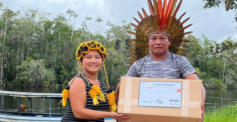 Governo Federal destina computadores a aldeias indígenas no Pará