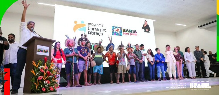 Convênio com o MJSP vai expandir Programa Corra pro Abraço na Bahia