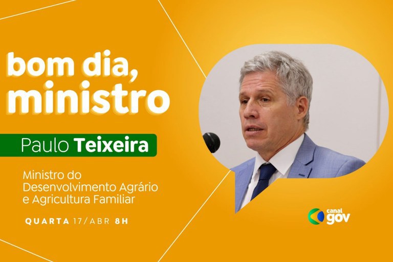"Bom dia, Ministro": Paulo Teixeira detalha o programa Terra da Gente