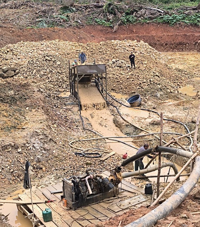 Polícia Federal fecha garimpo ilegal de ouro no Pará