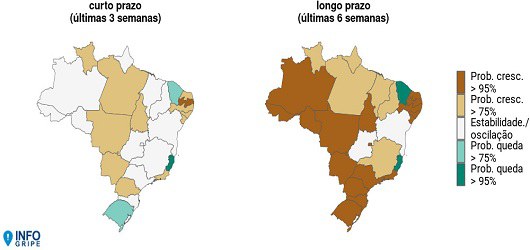 Boletim InfoGripe: influenza A e VSR mantêm situação de alerta em todo o país