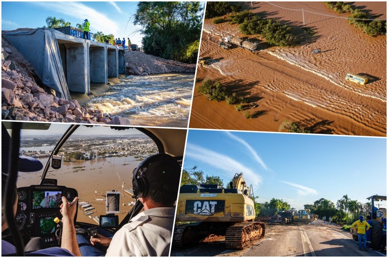 "Caminhos assistenciais" do Governo Federal liberam rodovias para garantir abastecimento no RS