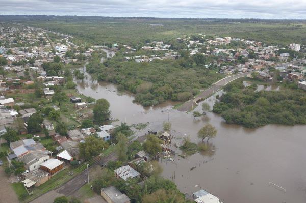 Chuvas em Santa Catarina causam inundações em cidades na Bacia do Rio Uruguai