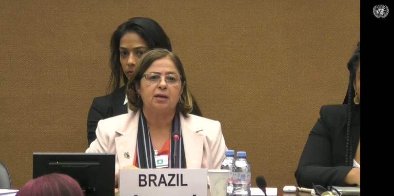Na ONU, ministra Cida Gonçalves detalha políticas para mulheres do Governo Federal