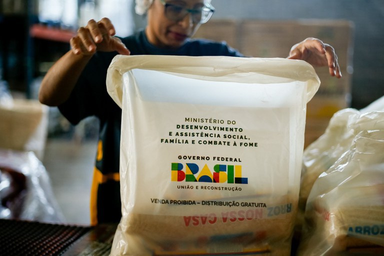 MDS investe R$ 8,4 milhões em 52 mil cestas de alimentos para o Rio Grande do Sul