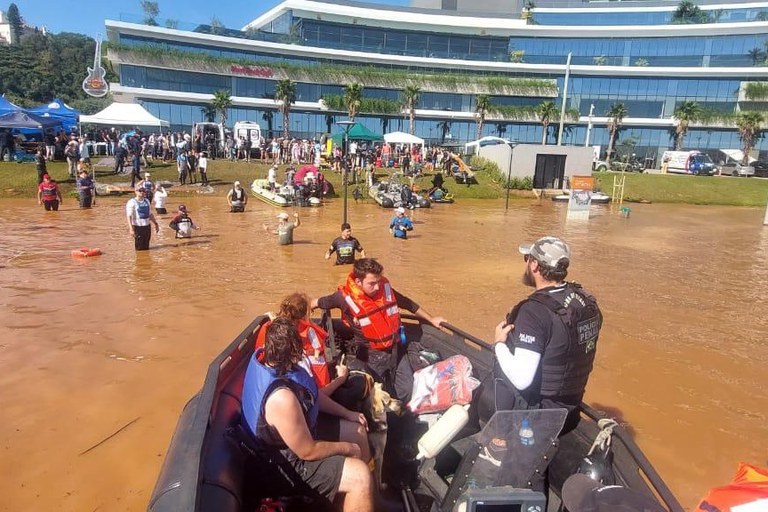 Número de resgatados no Rio Grande do Sul sobe para 46 mil