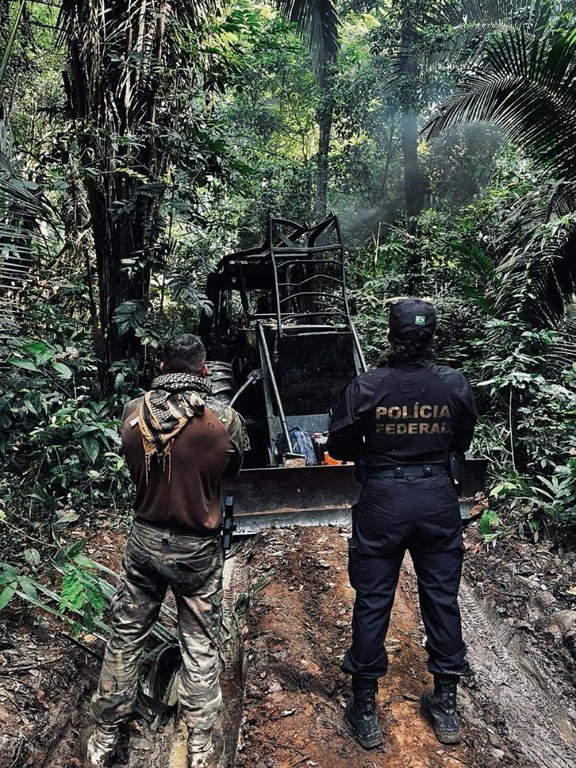 PF deflagra ação para combater crimes ambientais na Terra Indígena Igarapé Lage