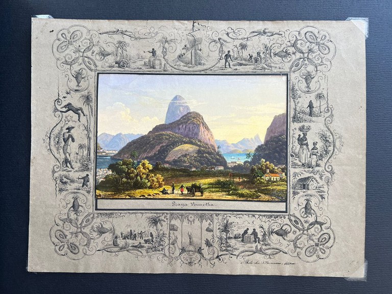 PF recupera livro raro de paisagens brasileiras pintado à mão no ano de 1834