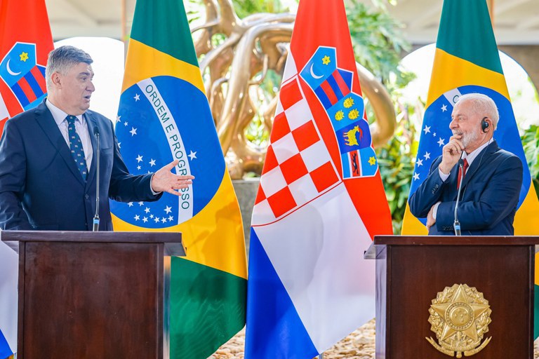 Presidente Lula recebe o Presidente da Croácia, Zoran Milanović