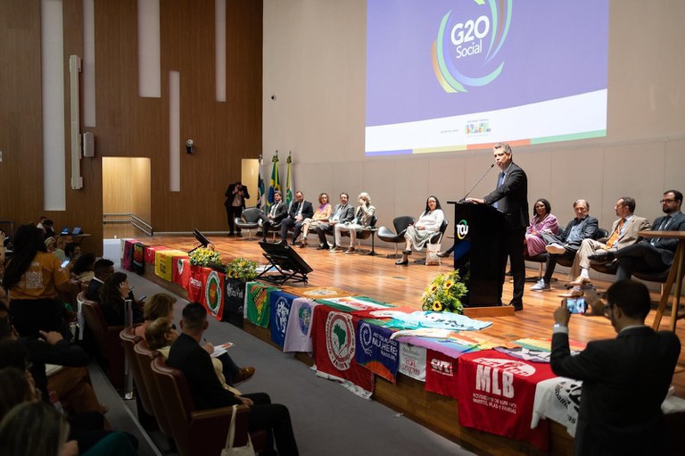 Cúpula do G20 Social é lançada em Brasíla; encontro será em novembro