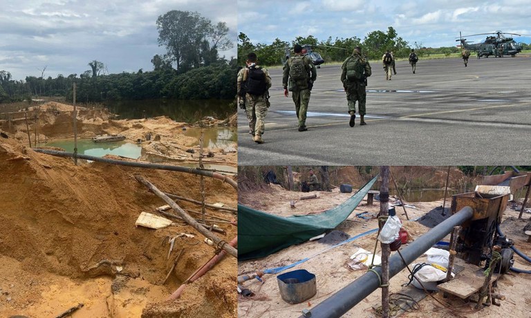 Ação na Terra Indígena Yanomami desarticula duas áreas de garimpo ilegal