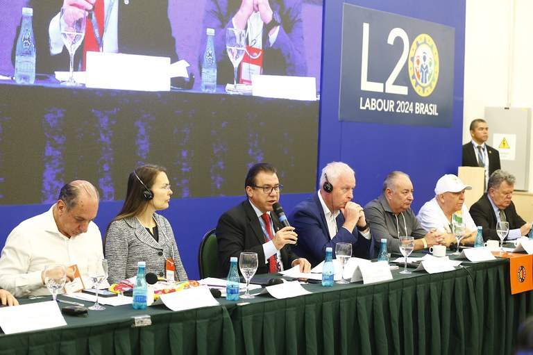 Debate no G20: movimento sindical livre e forte é necessário ao desenvolvimento