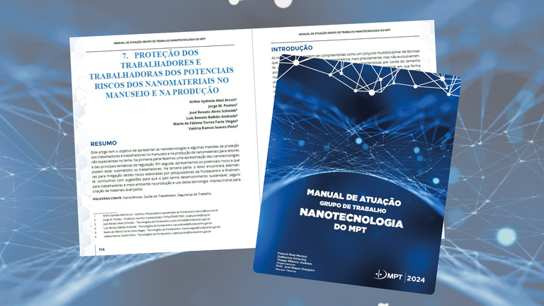 Livro aborda nanotecnologias e medidas de proteção dos trabalhadores para não especialistas