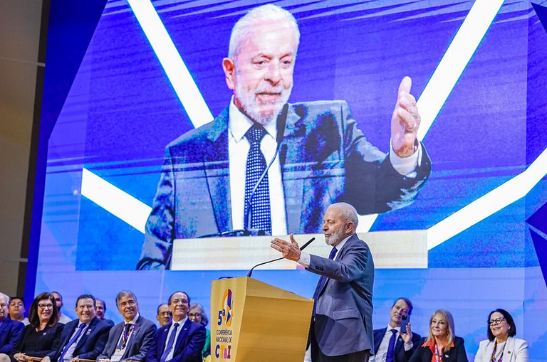 Presidente Lula participa da abertura da Conferência Nacional de Ciência e Tecnologia