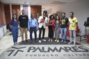 Visita de Carlinhos Brown agita a Fundação Cultural Palmares