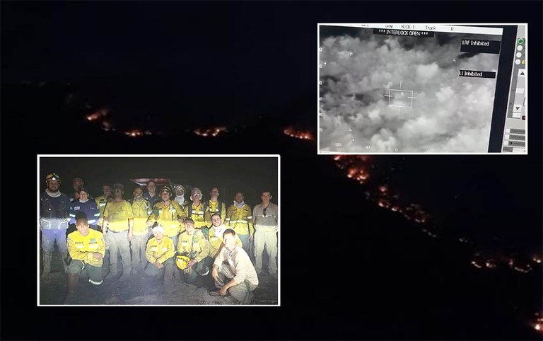 FAB resgata servidor do ICMBio desaparecido em área de queimada no Pantanal