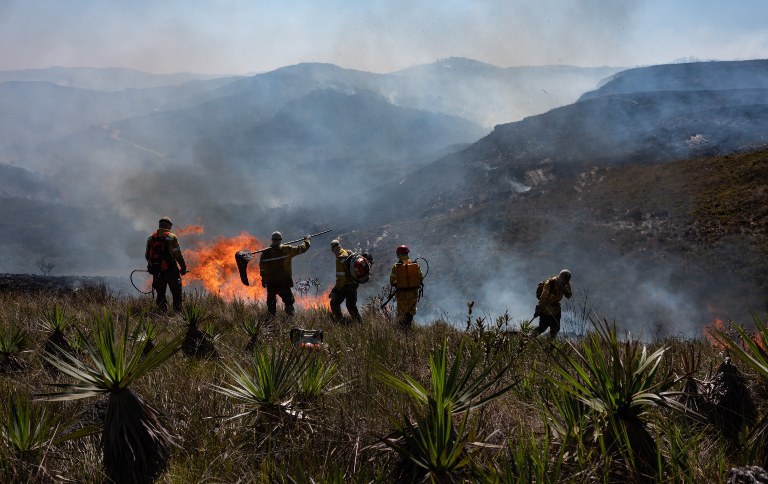 Incêndio florestal no Parque Nacional da Serra do Cipó é extinto após 5 dias de combate