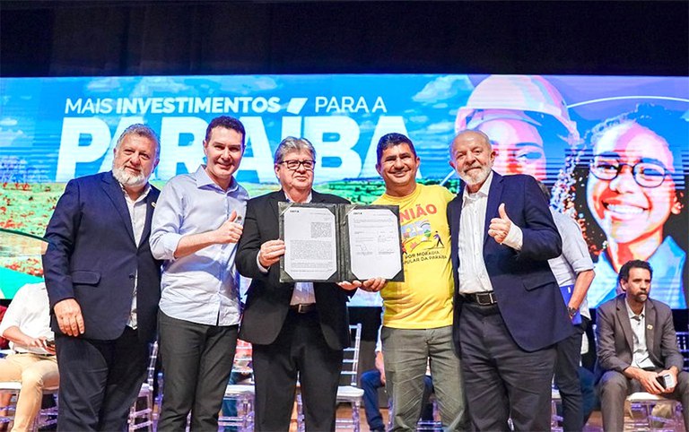 Lula qualifica investimentos na Paraíba como promoção de igualdade de oportunidades