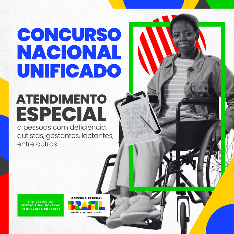 Concurso Unificado: mais de 54 mil candidatos solicitaram atendimento especial