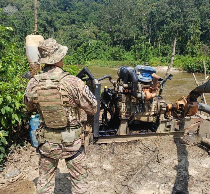 Polícia Rodoviária Federal intensifica ações de combate ao garimpo em Terras Indígenas de Roraima