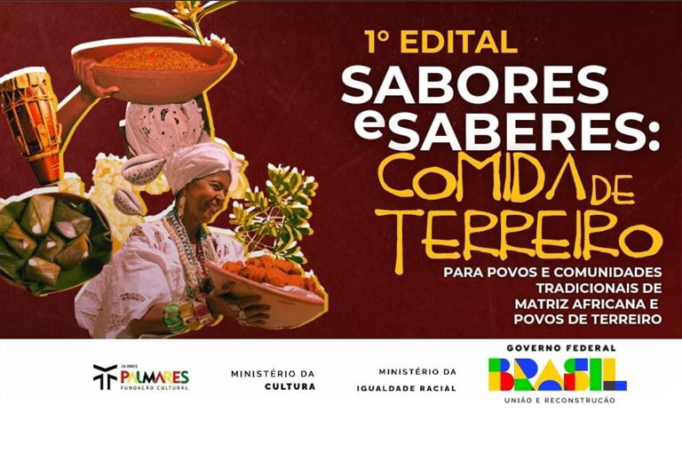 Abertas inscrições do projeto “Sabores e Saberes” que premia comida de terreiro