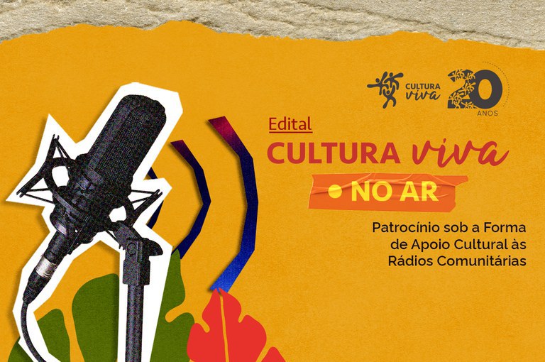 Ministério da Cultura e Secom lançam edital de apoio cultural a rádios comunitárias