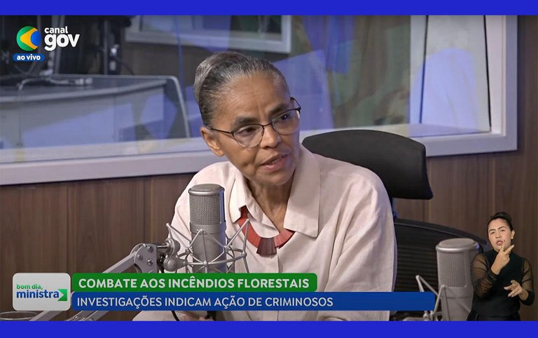 Marina Silva explica série de ações federais para combater incêndios no país. Assista