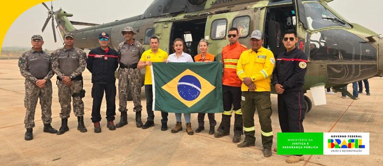 Missão humanitária brasileira vai combater incêndios na fronteira com a Bolívia