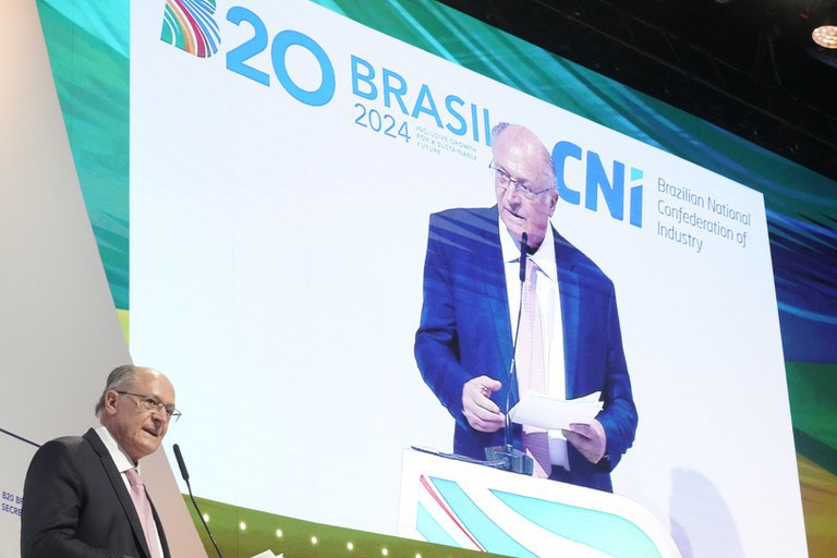 Alckmin reforça alinhamento entre as prioridades do B20 e do G20