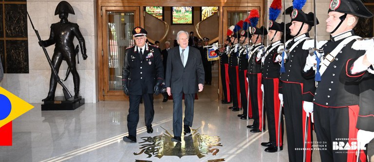 Lewandowski apresenta PEC da Segurança Pública em visita à Itália