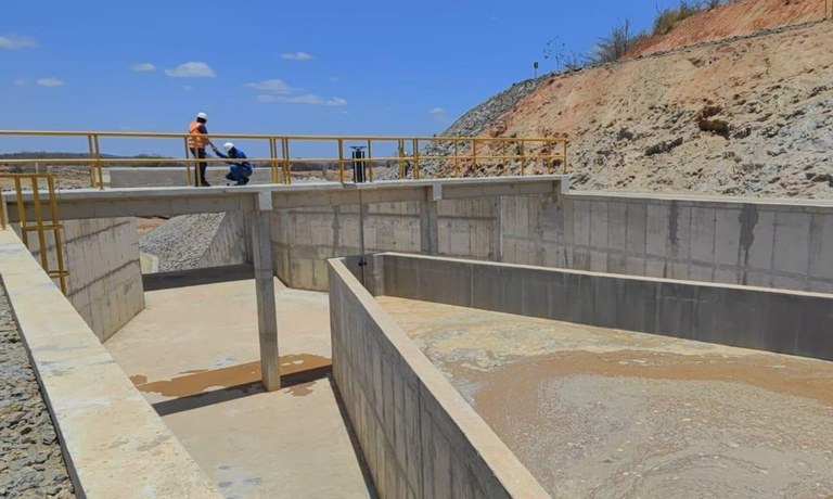 Governo Federal inicia testes do primeiro trecho do Ramal do Apodi, na Paraíba