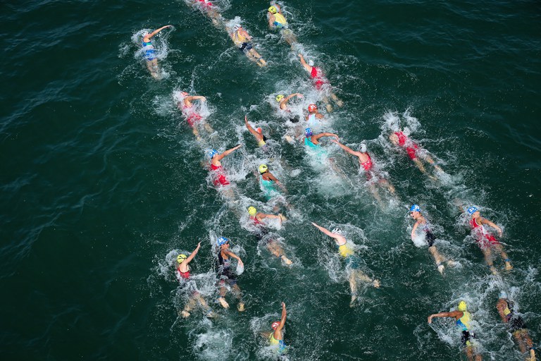 A partir de quarta (6) Brasília será palco da Copa Mundial de Triathlon 2024