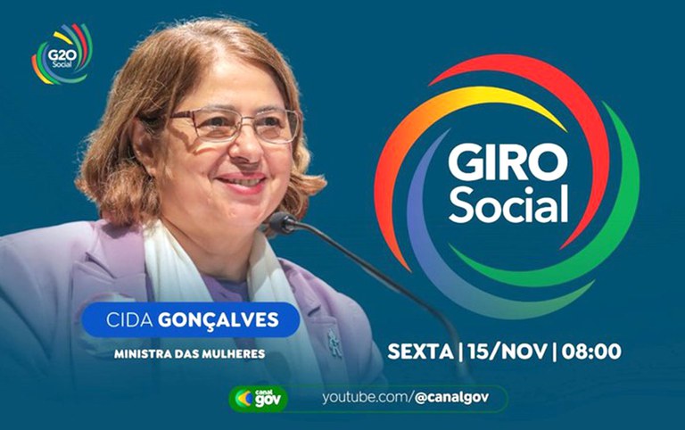 Cida Gonçalves debate pautas de empoderamento feminino no programa 'Giro Social'