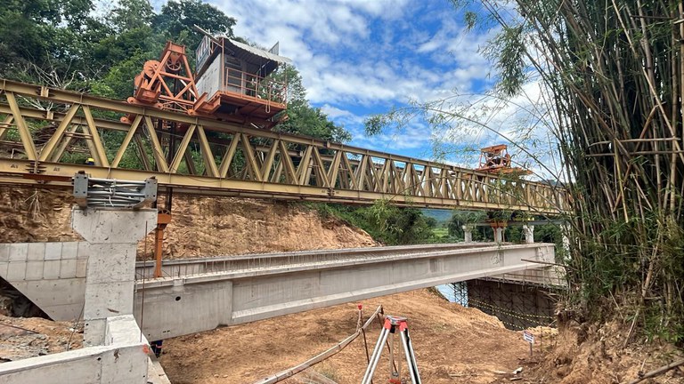 Ponte do Rio Caí: obras de reconstrução chegam à última fase no RS