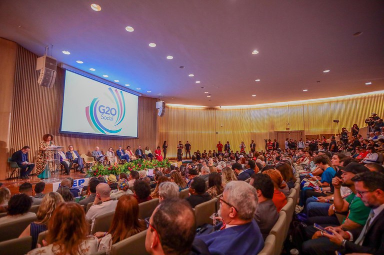 Evento de abertura do G20 reforça compromisso do Brasil em combater desigualdades