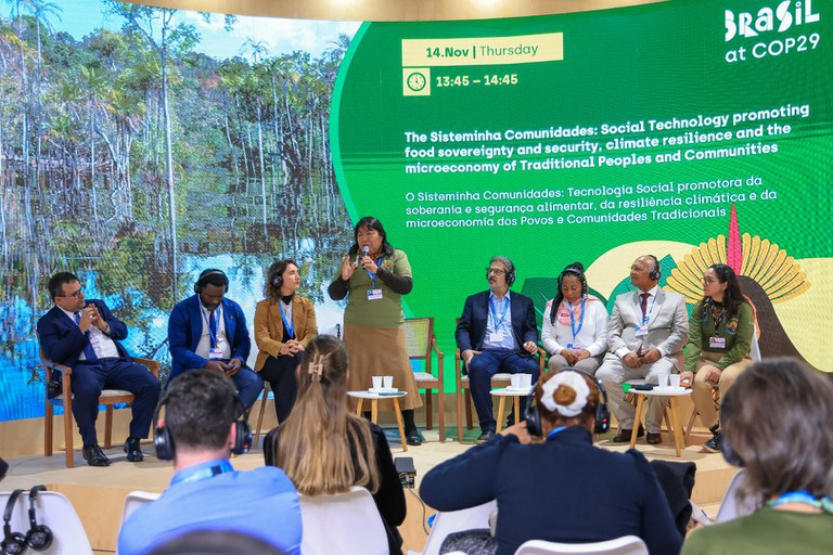 Na COP 29, Sisteminha Comunidades é destaque como tecnologia social para segurança alimentar