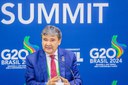 "Já começamos de patamar elevado", diz Wellington Dias sobre Aliança Global contra a Fome "Já começamos de patamar elevado", diz Wellington Dias sobre Aliança Global contra a Fome