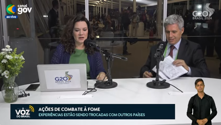 Segurança alimentar é decisiva, diz o ministro Paulo Teixeira sobre a Aliança Global contra a Fome