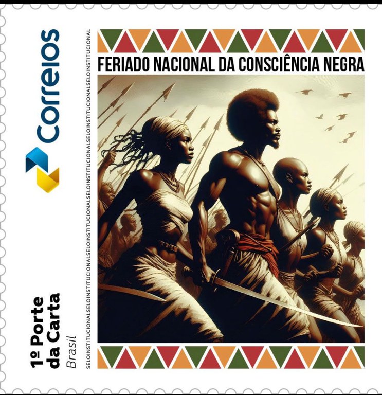 Selo dos Correios, parceria com Fundação Palmares, celebra Dia Nacional da Consciência Negra