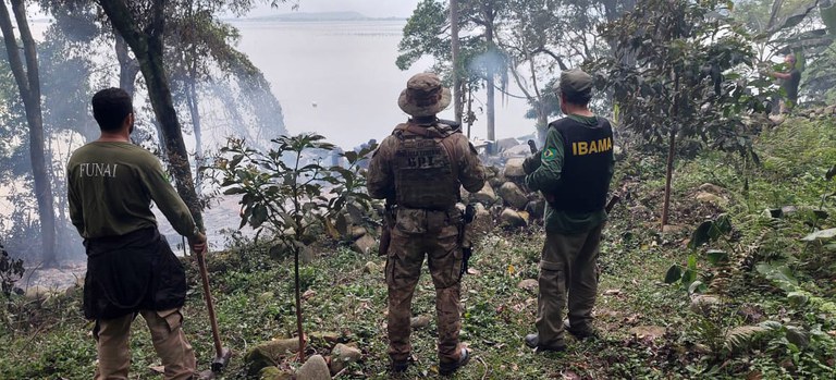 Ação conjunta destrói estruturas irregulares construídas em Terra Indígena de SC