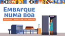 Campanha "Embarque Numa Boa" conscientiza passageiros sobre inspeção de segurança nos aeroportos Campanha "Embarque Numa Boa" conscientiza passageiros sobre inspeção de segurança nos aeroportos
