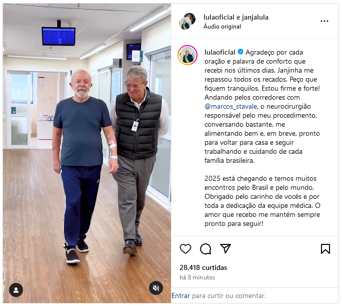 lula caminhando